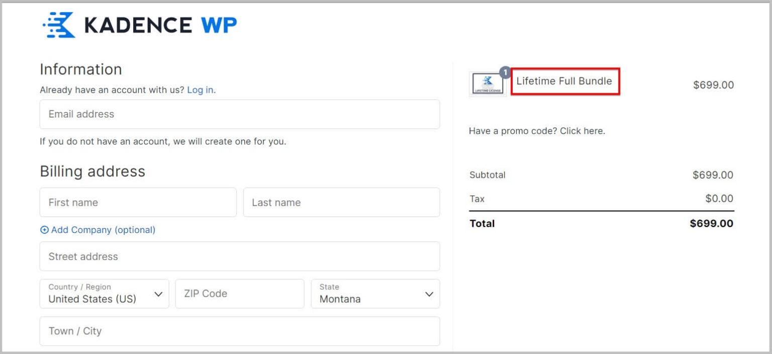 Kadence WP Lifetime Bundle Pricing And Plan 2024