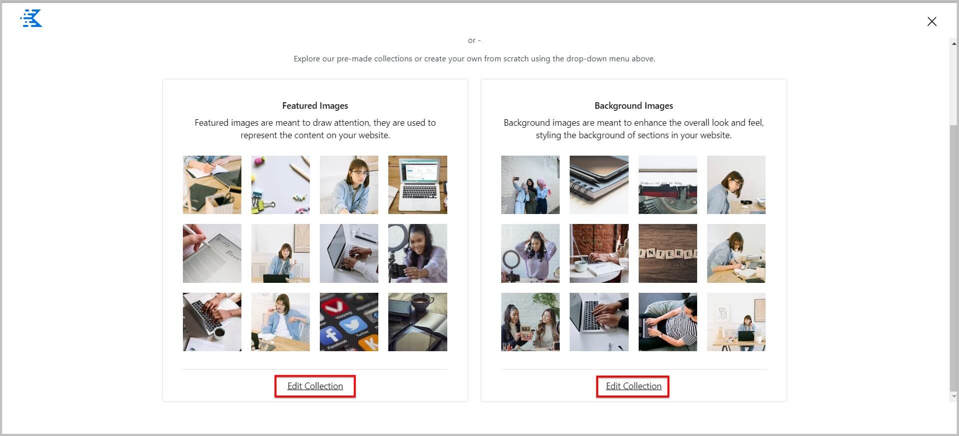 How to EDIT Image Collection in Kadence AI 15 Edit Collection option in Kadence AI