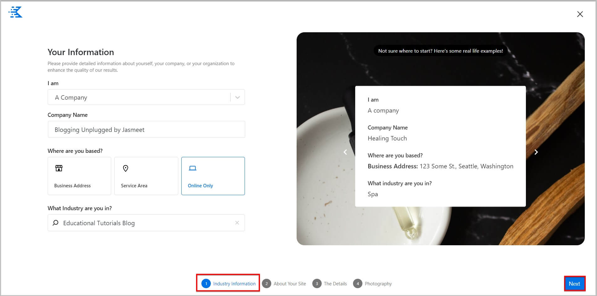 How to EDIT Image Collection in Kadence AI 11 Industry information in Kadence AI wizard