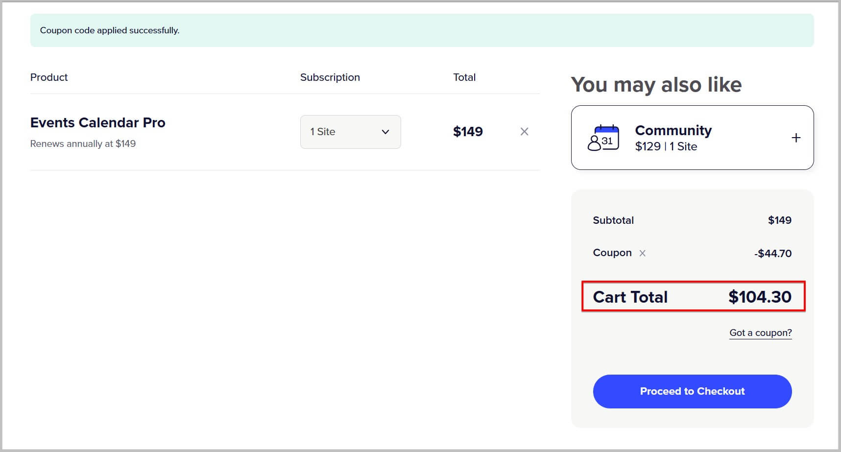 Buy the Events Calendar on Black Friday discount