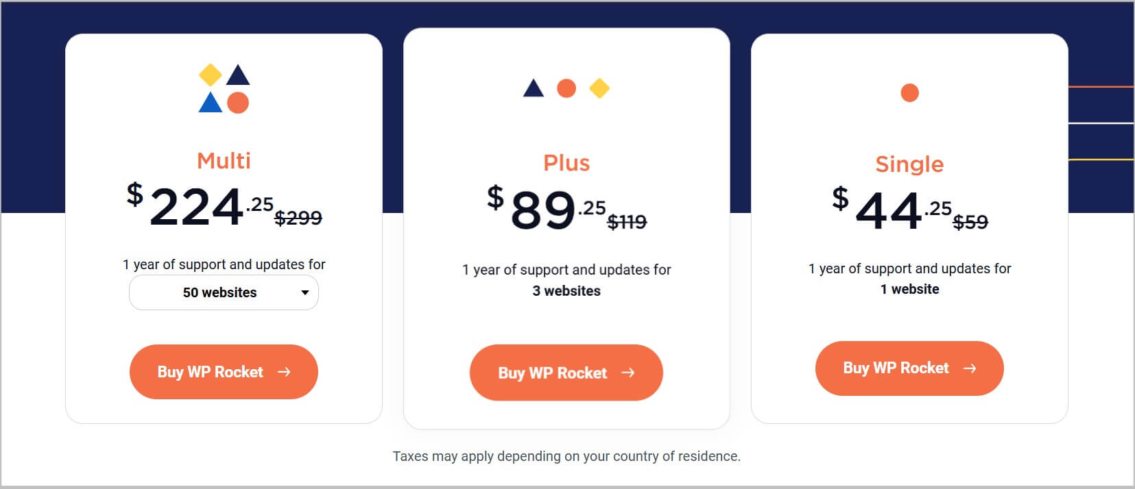 WP Rocket Halloween Sale 2025 - 25% Discount 5 Select a WP Rocket plan to buy on Halloween