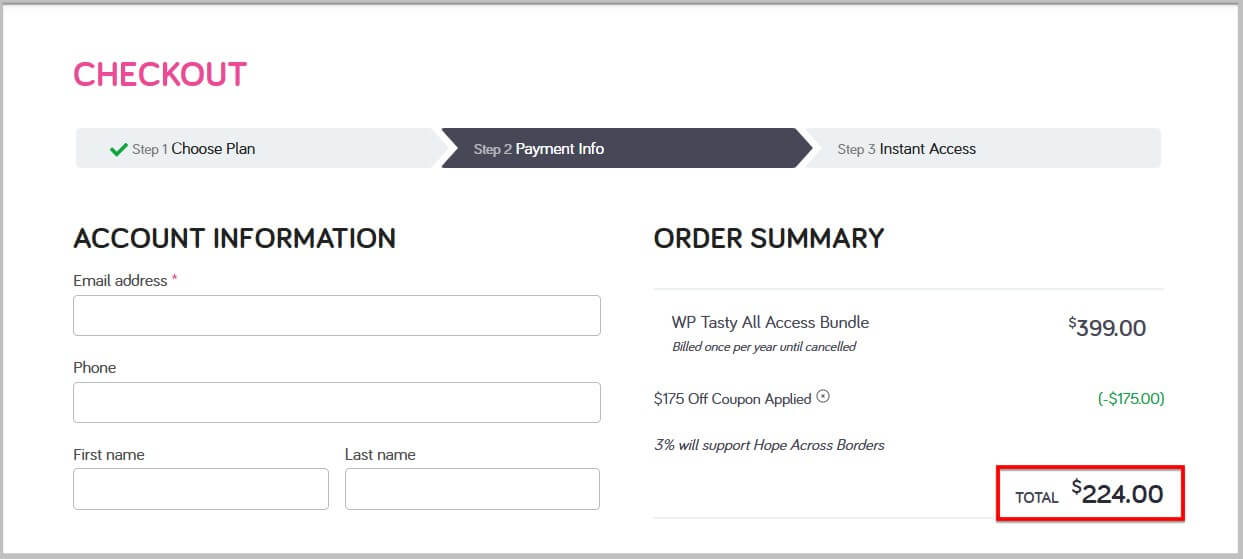 Claim WP Tasty Black Friday sale