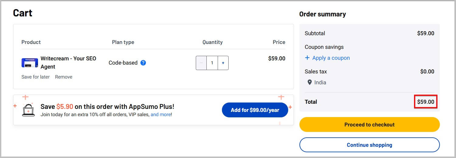 Writecream Lifetime Deal 2026- 96% Discount 5 Claim Writecream lifetime discount via Appsumo