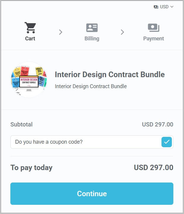 Interior Design Contract bundle by Amira Law