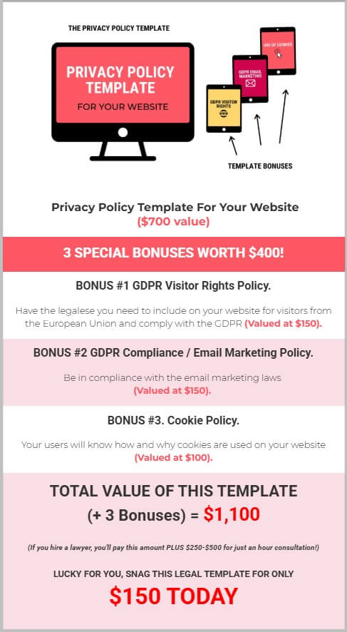 Privacy Policy by Amira Law