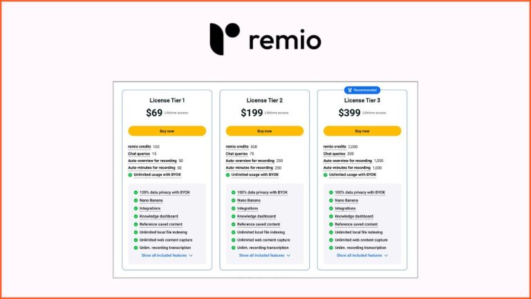 Remio Lifetime Deal 2026- 81% Discount