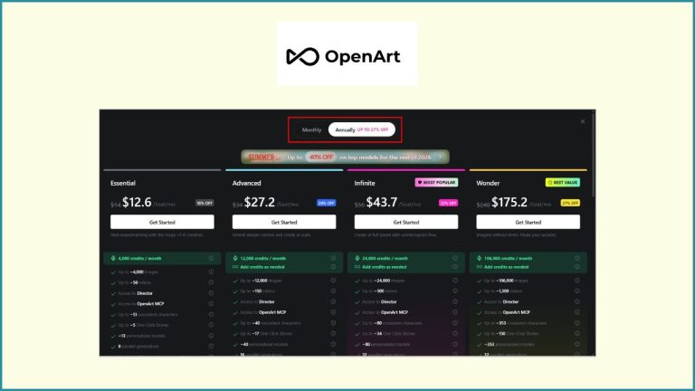 OpenArt AI Discount Code- 40% OFF