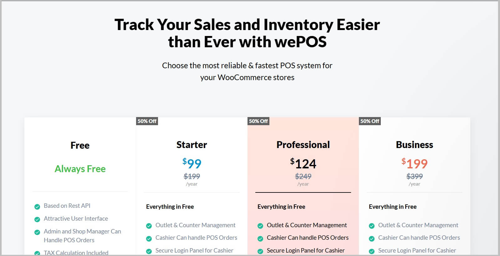 wePOS Discount Code 2026- 50% OFF 4 Select a wePOS plan to buy on discount