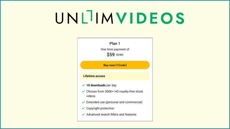 Unlimvideos Lifetime Deal 2026- 75% Discount