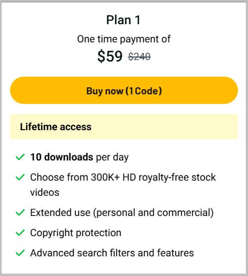Unlimvideos Lifetime Deal 2026- 75% Discount 2 Unlimvideos lifetime pricing and plans